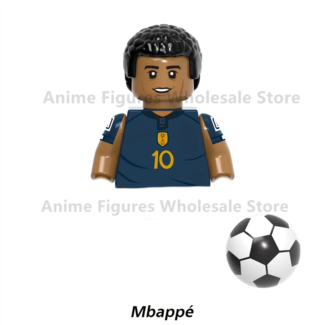 Football Sports Star Model 4.5cm Bricks Series Characters Mini Action Figure Building Blocks Kids Toys For Education Gifts 2