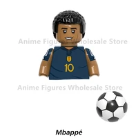 Football Sports Star Model 4.5cm Bricks Series Characters Mini Action Figure Building Blocks Kids Toys For Education Gifts 2