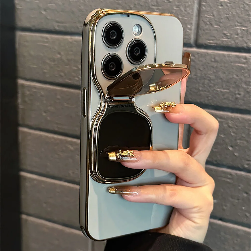 Magnetic rotating gyro stand with large window for 15promax cases iPhone 14/13/12 15promax 14promax 13promax 12promax 11promax