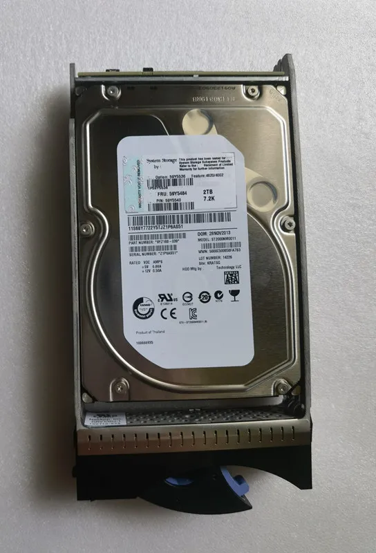 

59Y5484 59Y553 6 2 ТБ 3,5 'SATA-FC DS4700 DS5020 жесткий диск hdd