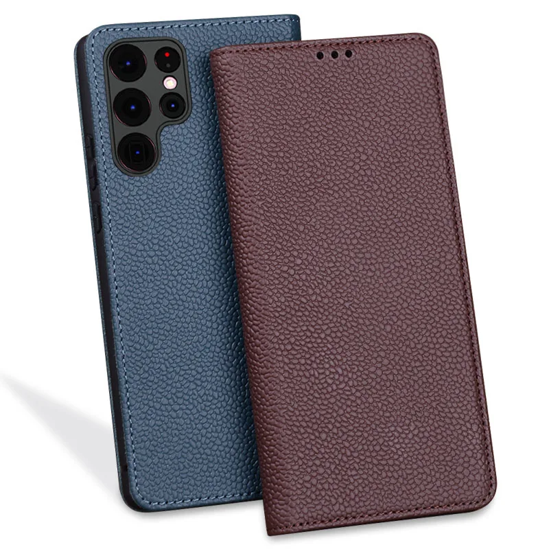 Samsung Galaxy S22 Ultra Leather Case Samsung Galaxy S22 Ultra Flip