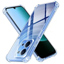 Ultra - Thin HD Transparent Shockproof Soft Protective Back Cover Case for POCO C85 4G (Clear)