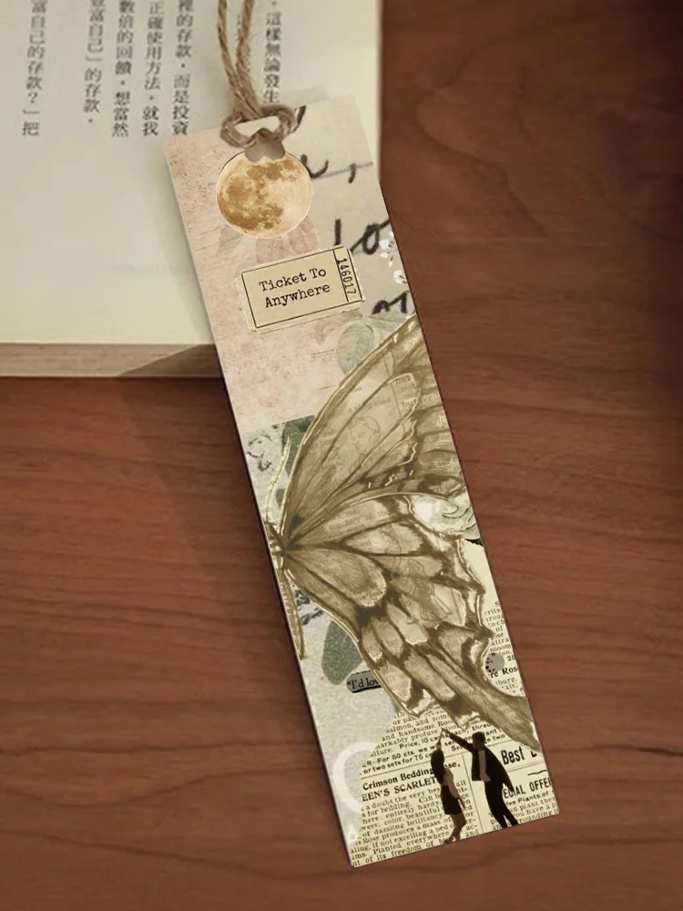 30pcs Vintage Archive bookmarks Reading pages Book marking cards Students decorate page marking Creative Gifts