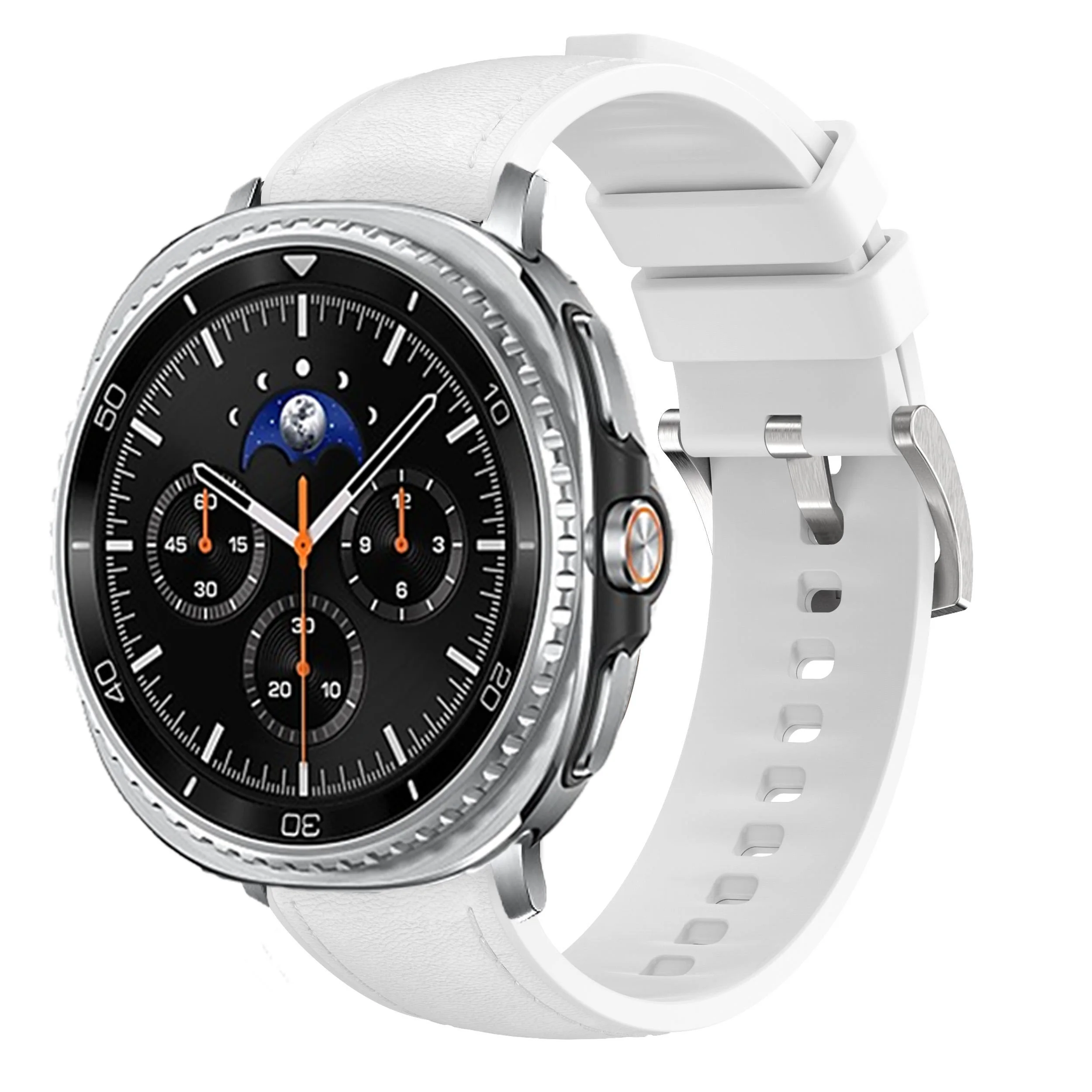 Premium Leather & Silicone Sport Band for Samsung Galaxy Watch - Elegant & Durable Bracelet