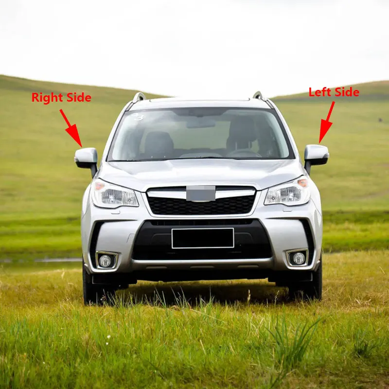 스바루 XV 2013-2016 Lagecy Forester Outback 2015-2018 Impreza WRX STI 자동차 외부 사이드 미러 프레임 쉘