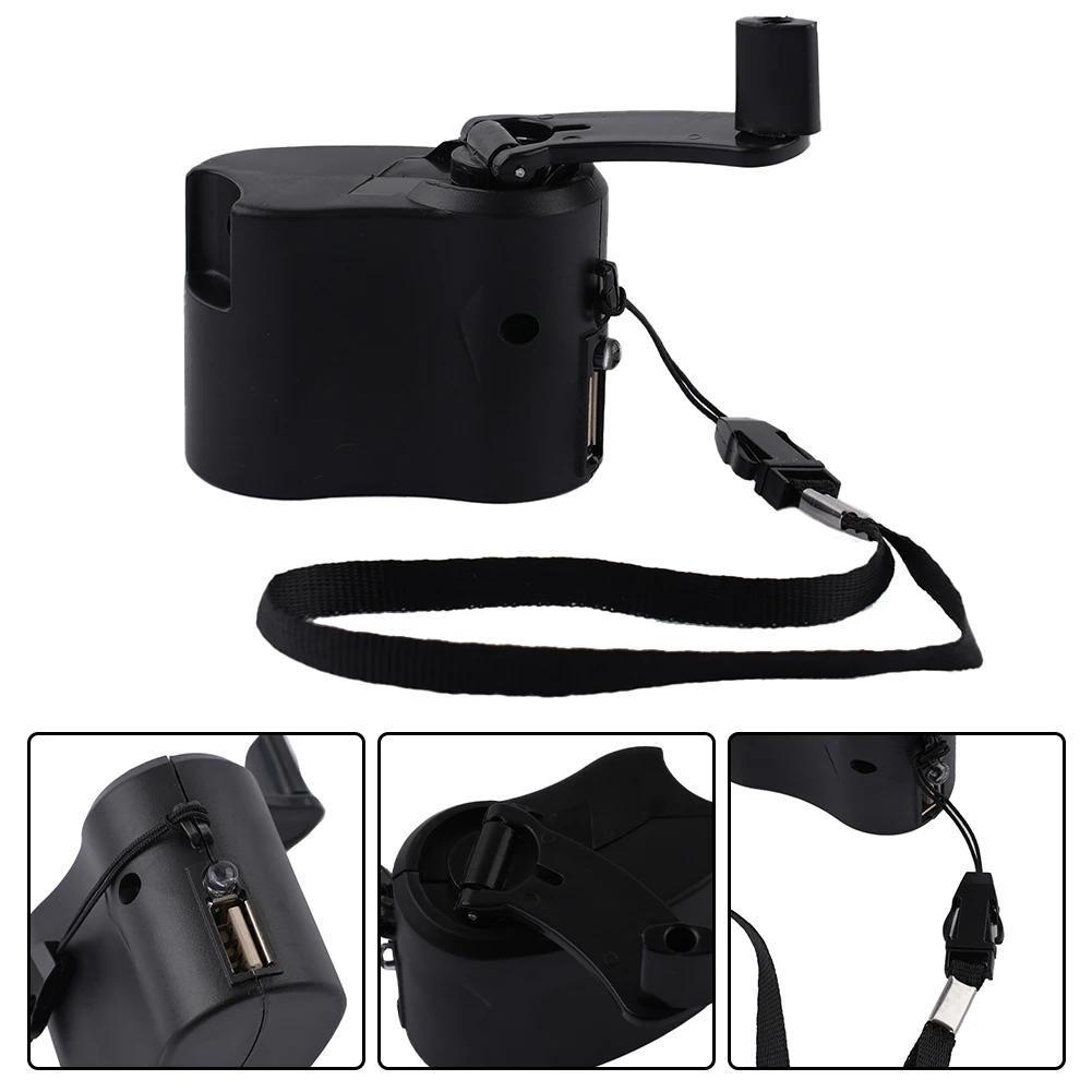 9 Essential Travel Companion Hand Crank Charger For Mobile Phones Converting Mechanical Energy Into Electricity 1