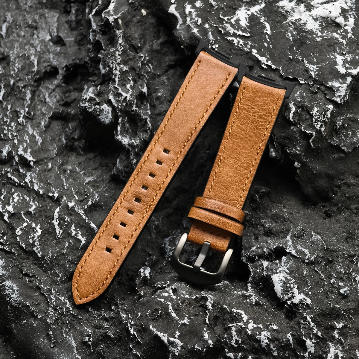 Premium Leather Quick Release Watch Strap - Classic Design