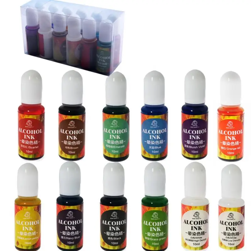 Alcohol Ink Set - 24 Vibrant Colors Pigment for Epoxy Resin Concentrat –  IntoResin