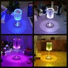 Diamond Crystal LED Table Lamp Projection Decoration Night Light Desk Lamps For Bedroom Bedside Bar Lighting Fixtures Night Lamp 6