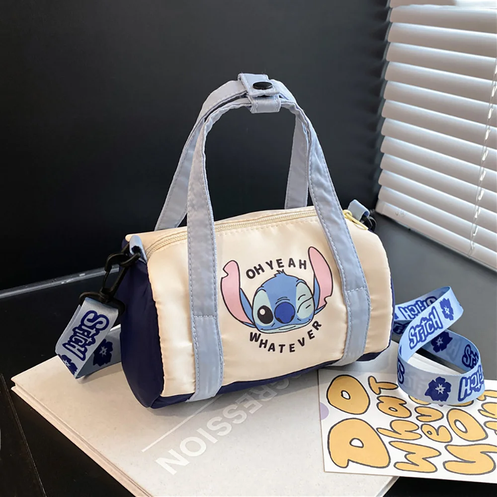 Stitch Cartoon Canvas Crossbody Bag – Cute Anime Tote for Girls 1