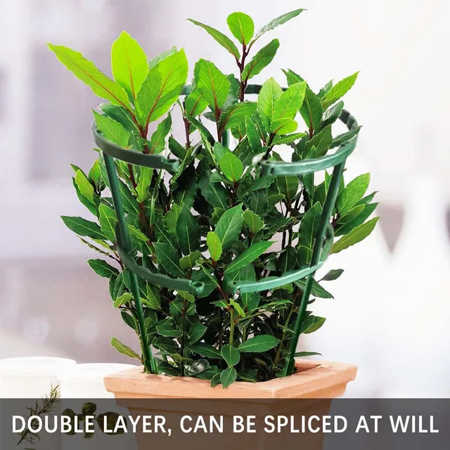 2/4 db Növényi Tartóhalom Halom Állvány Mászás Virágok Termelés Félkör Üvegházak Elrendezése Rögzítő Rúd Tartó Kert Bonsai Szerszám - Image 3