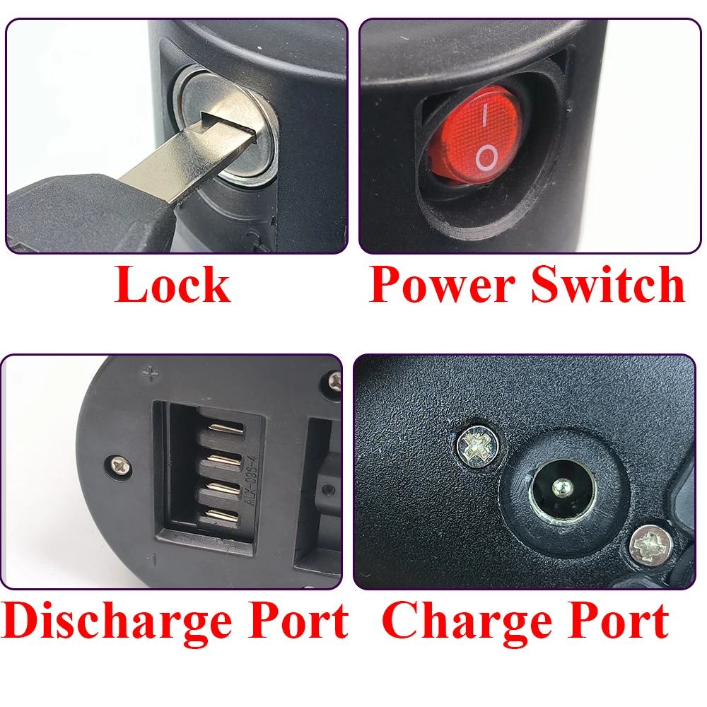 電動折りたたみ式電動自転車,シティバイク用バッテリー,36V, 10Ah