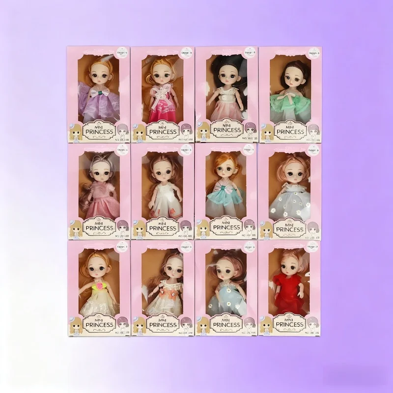 1pc/4pcs Princess Vinyl Doll Collection Figure with Stand Collectible Doll Cute Doll Set, PVC Fashion Figure Toy for Girls Gift