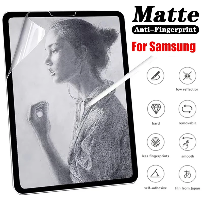 Paper Feel Screen Protector for Tablets and Smartphones