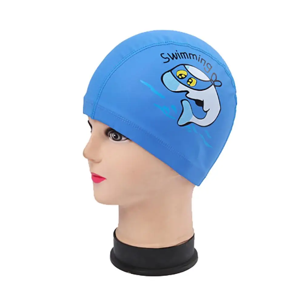 Cute Swimming Cap For Children Kids Waterproof Elastic Silicone Swim Pool Cap Bathing Caps Gorro Natacion Diving Hat Kids 4