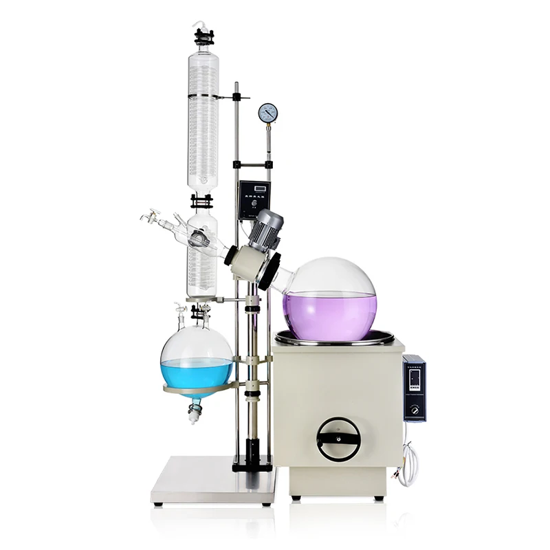

1.5KW Lab-scale Rotary Evaporator Rotavapor Glass Distillation System with Rotation Evaporation