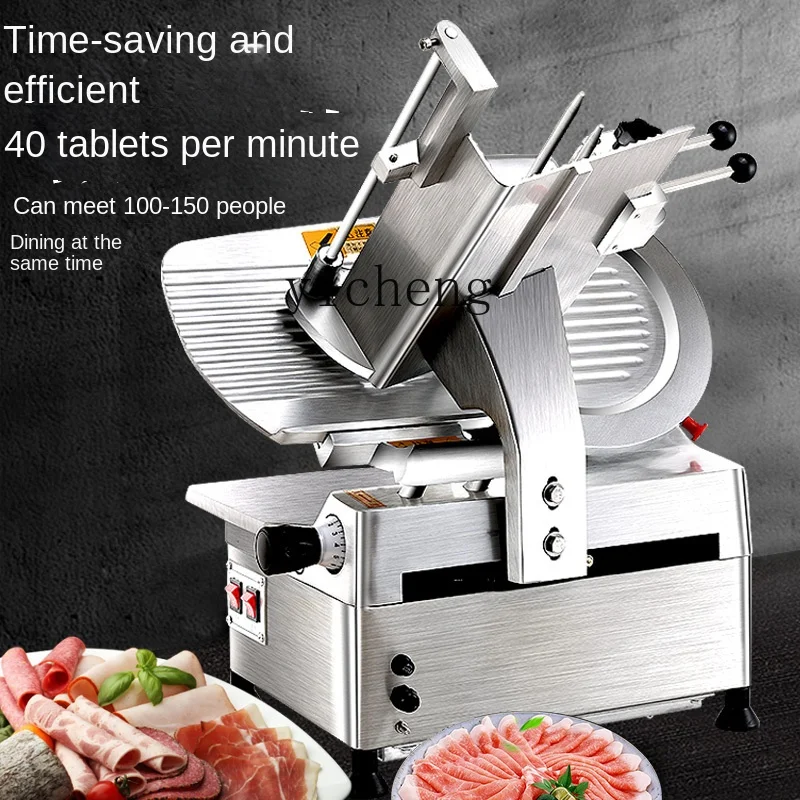ZC Electric Meat Slicer for Commercial Use and Hot Pot Restaurant Beef Slicing Machine Automatic Sliced Meat Machine 3