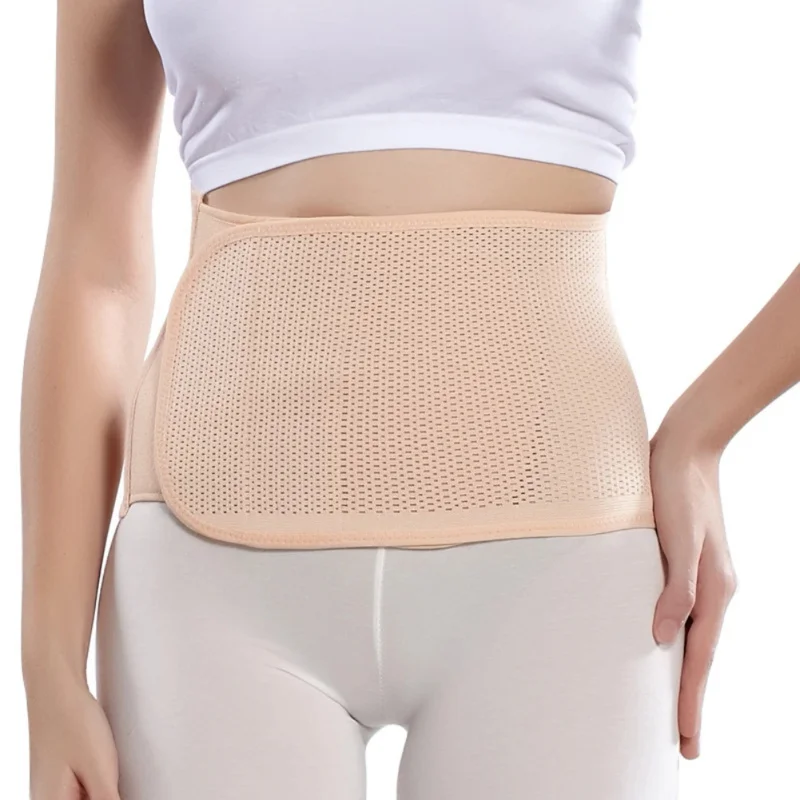 

Mesh Tummy Control Women Postpartum Support Belt Breathable Body Shaper Abdominal Support Girdle Maternity Belly Band