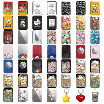 Supporto magnetico per telefono con porta carte, supporto magnetico per iPhone / Galaxy con motivi a cartoni animati