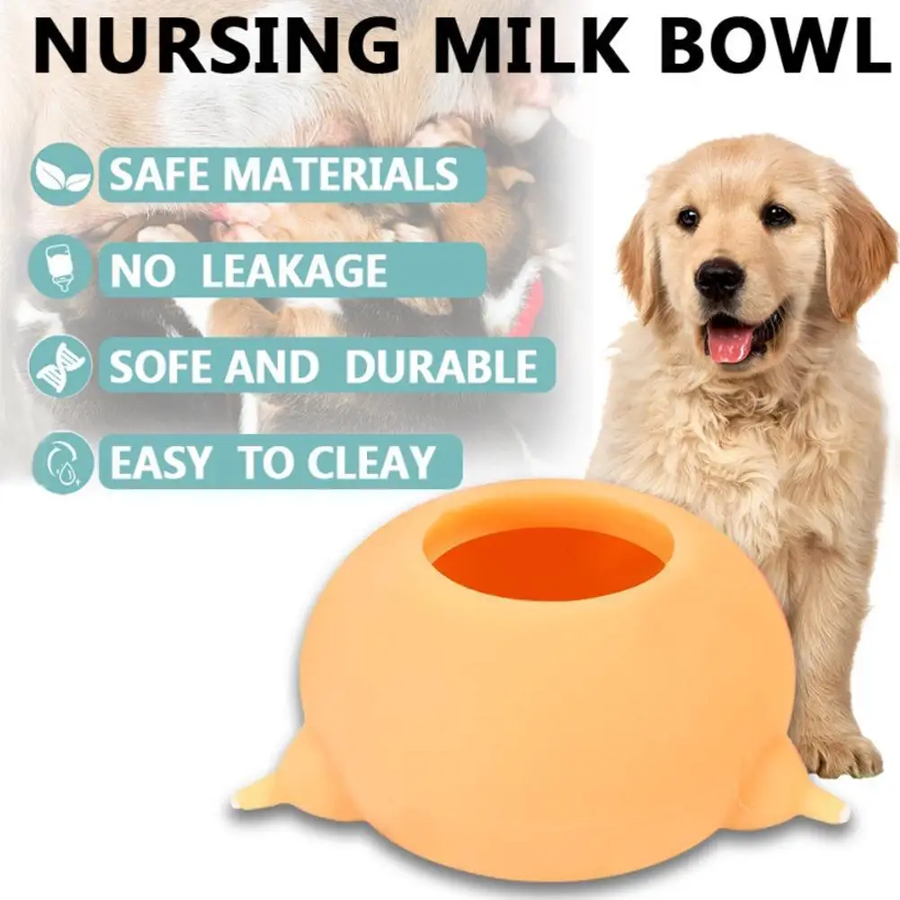 

150ML Puppy Milk Feeder Pet Dog Cat Bady Nursing Station Feeding For Multiple Puppies Kitten Bottle Bubble Milk Feeder Bowl