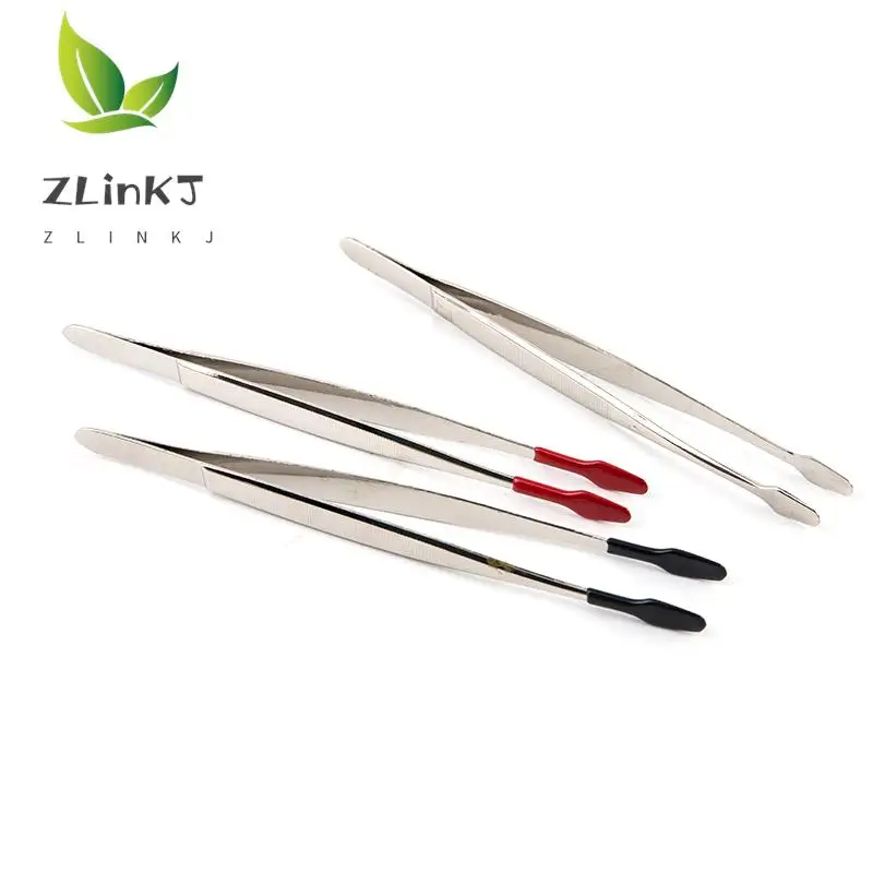 Stainless Steel Clip Stamp Tweezers Gold-plated Anti-lighthouse Coin Tweezers