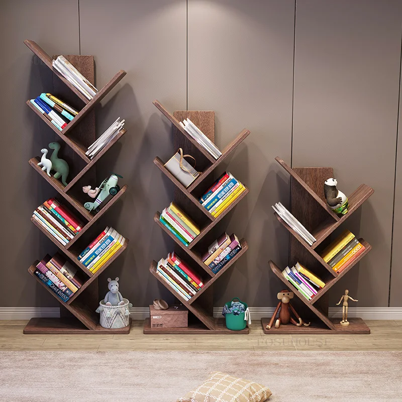 Modern Wooden Bookshelf