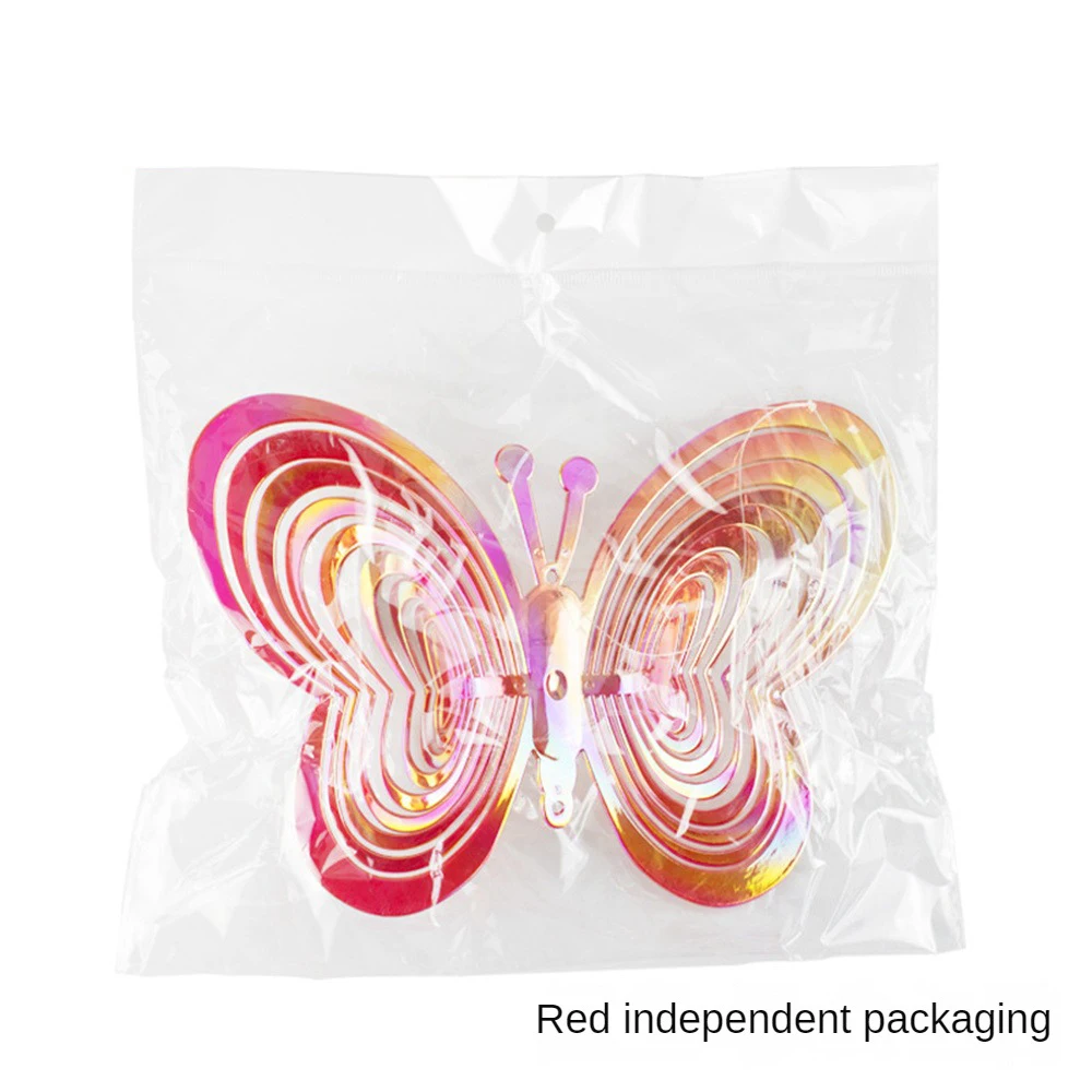 

Reflective Wind Catcher Garden Bird Repellent Butterfly Wind Spinner Ornament Garden Decorations Outdoor Garden Decoration