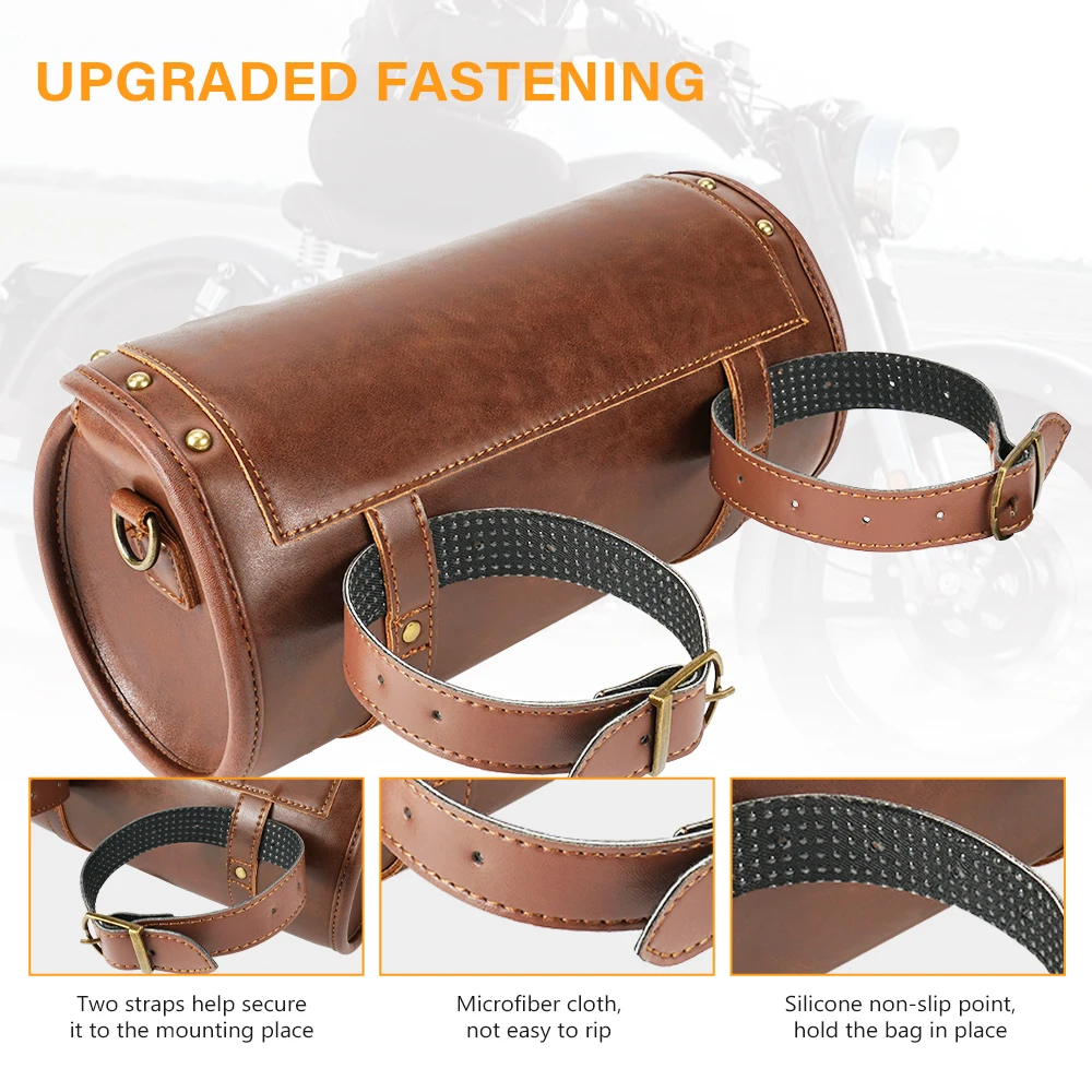 NICECNC Für Harley Davidson Dyna Vintage Ledertasche Dual Gepäck Motorrad Wasserdichte Motorrad Aufbewahrung Satteltasche – Detail 8