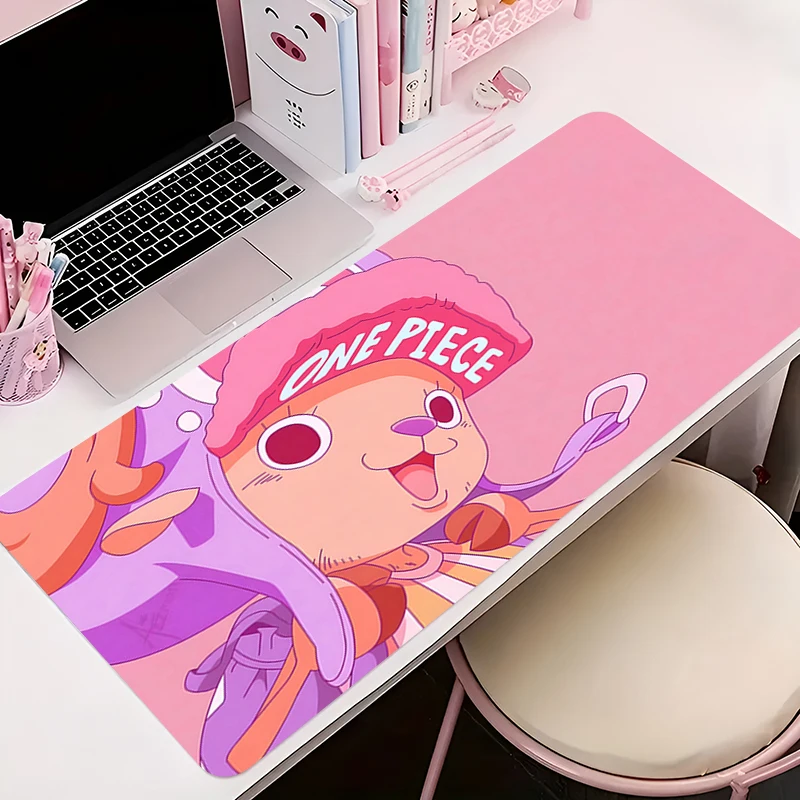 Large Mouse Pads Cute Anime Mousepads Kawaii Table Accessories Desk Mats O-one P-piece Tony Tony Chopper pc Laptop  Mouse Mats 5