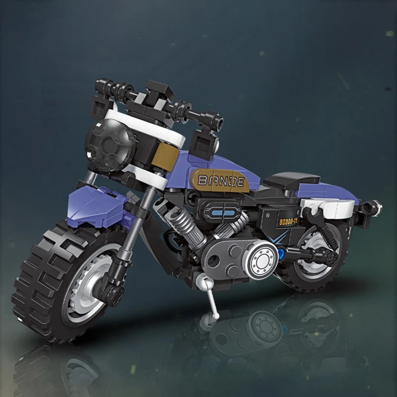 

Высокотехнологичные строительные блоки для детских конструкторов, строительные блоки для пляжа, мотоциклов, локомотивных велосипедов, сборка DIY, детские игрушки, подарки для детей