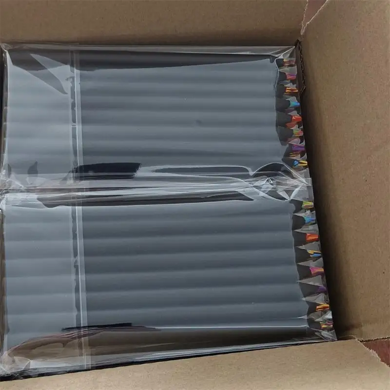 12pcs 무지개 색 연필 다색 연필 나무 색칠 연필 아티스트 아이 드로잉 스케치를위한 미술 용품