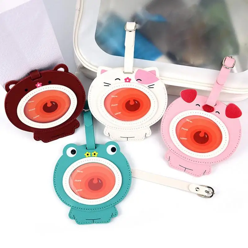 Travel Bag Tags Animal Suitcase Decorations Luggage Identifiers Beautiful Backpack Decorations Travel Accessories For Women Men