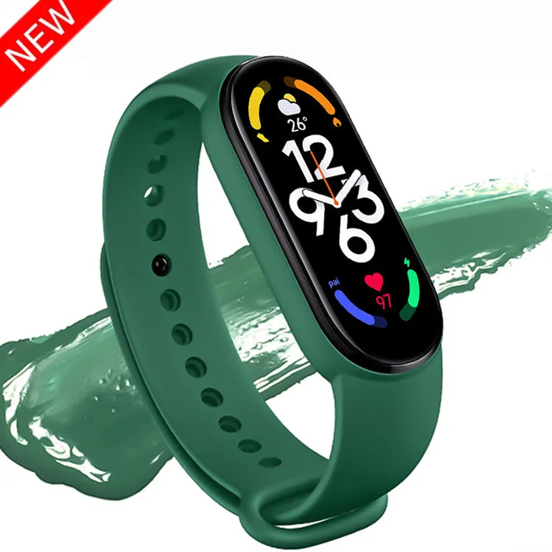 Silicone Sport Wristband for Smart Fitness Trackers