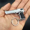 1:4 Alloy Desert Eagle Pistol Keychain Ring Fake Gun Detachable Assemble Toy Gun Shoulder Bag Accessories Christmas Gift 4