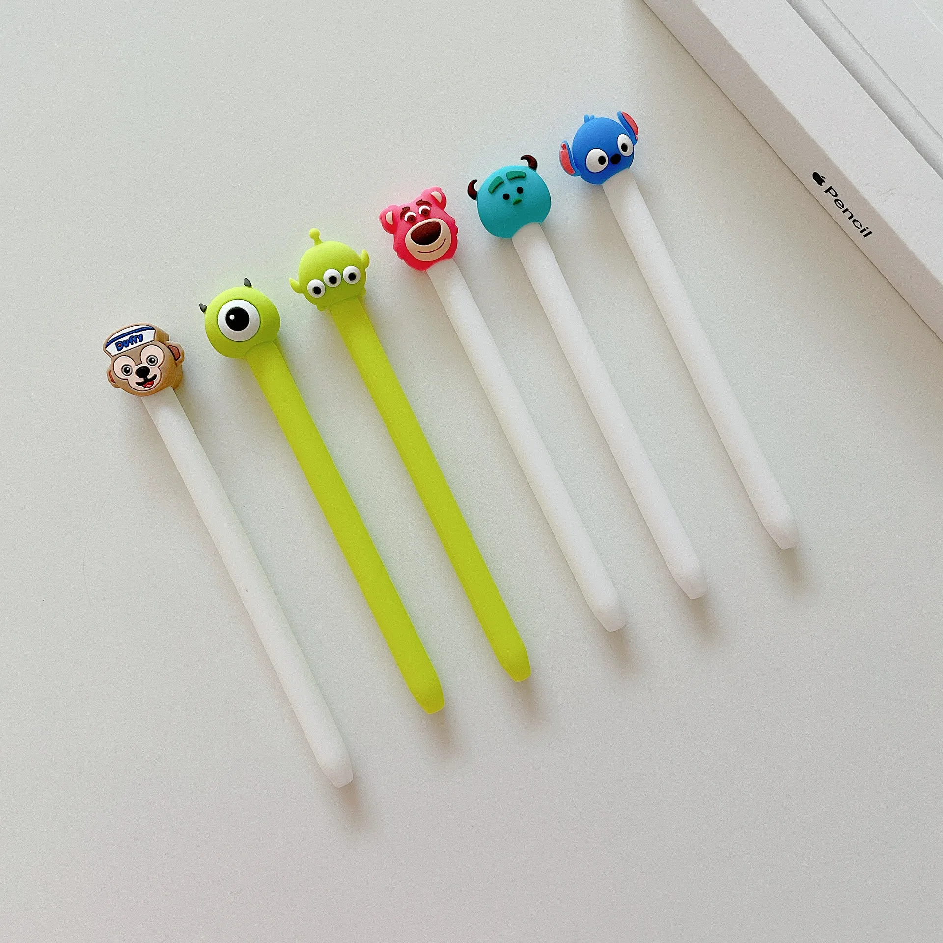 Kawaii Cute Soft Silicone Cases for Apple Pencil 1 2 Gen Case Tablet Touch  Pen Stylus Cover Anti-fall for Apples Pencil 1st/2nd - AliExpress