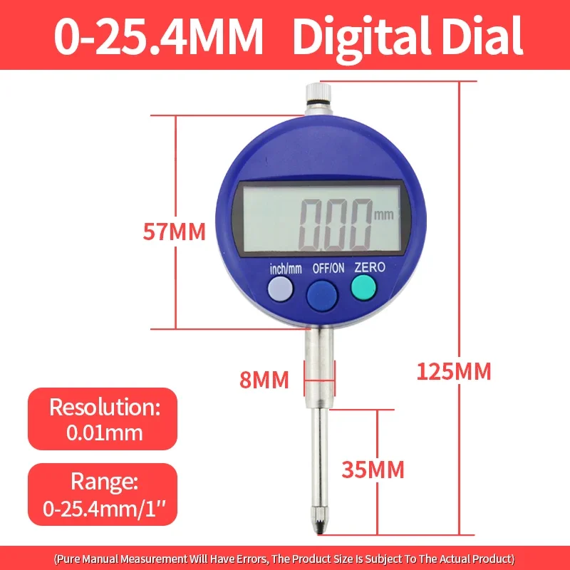 Digital Dial 25.4mm