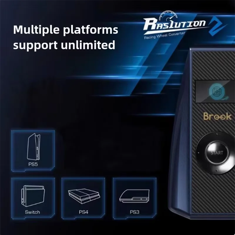 Brook-レーシングホイールコンバーター,ps4,ps5,ps3,ns用のビデオ