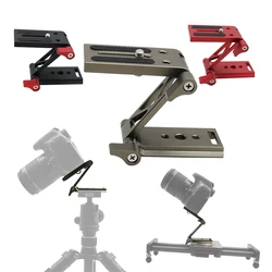 Portable Z Type Tilt Tripod Head Folding Tilt Foldable SLR Canon Nikon Sony Micro single Quick Release Plate Stand Holder Camera