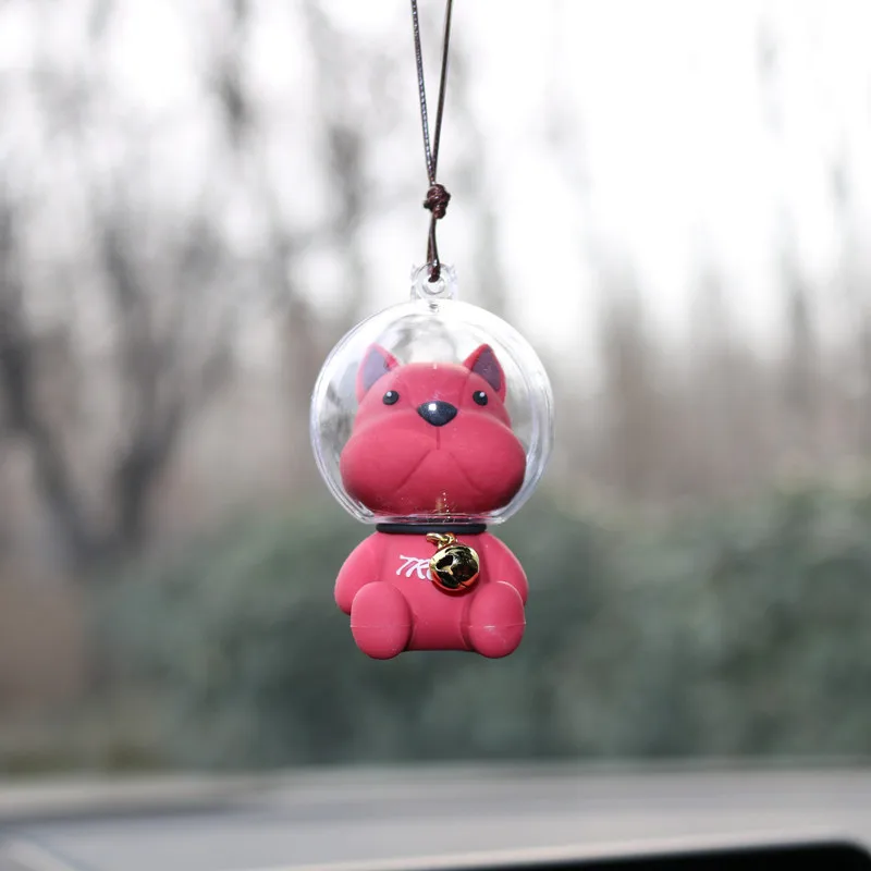 

Милые животные, собака, украшения для автомобиля, маска, аксессуары для салона автомобиля, модная Мужская подвеска для автомобиля, зеркало заднего вида