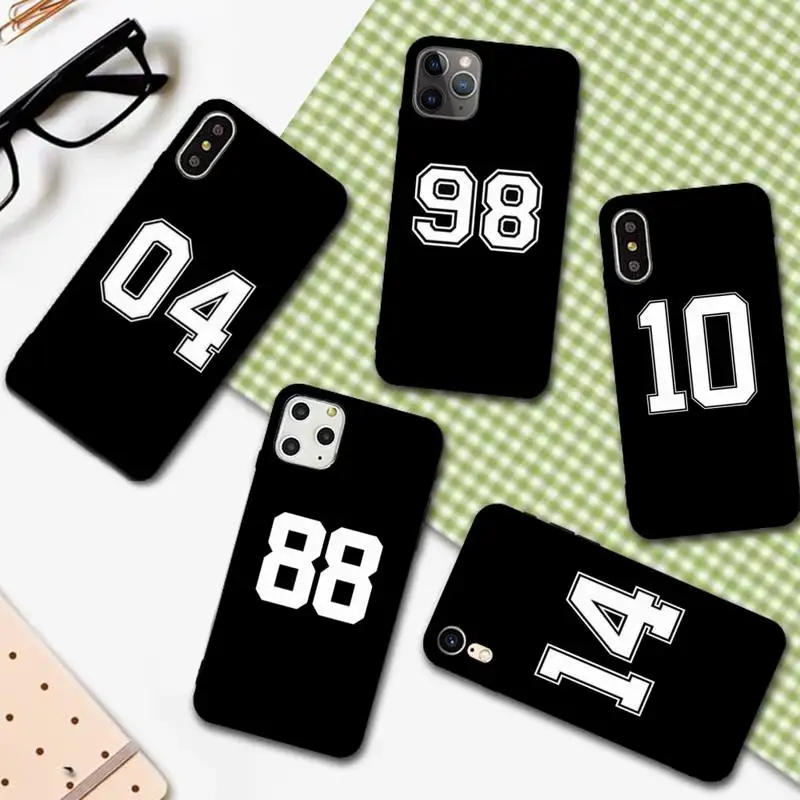 Sleek Black Phone Case
