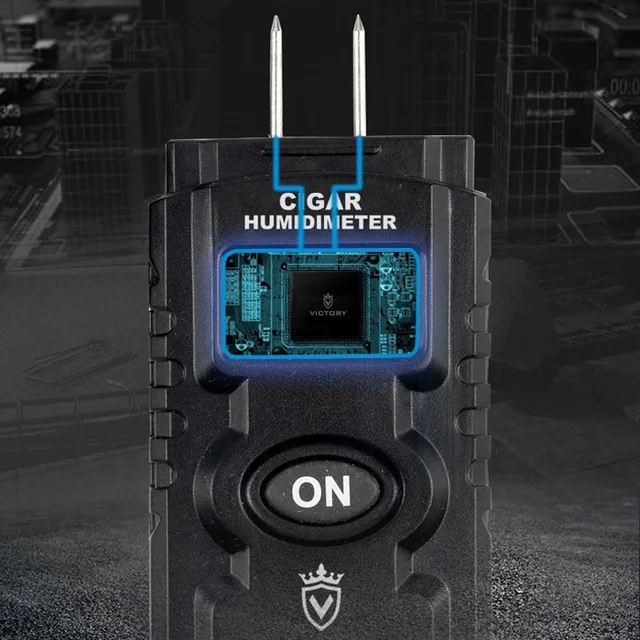 Portable Digital Cigar Electronic Humidometer Cigar Internal Measurement of Humidity Needle Cigar Accessories Gifts Golf Lover - Image 4