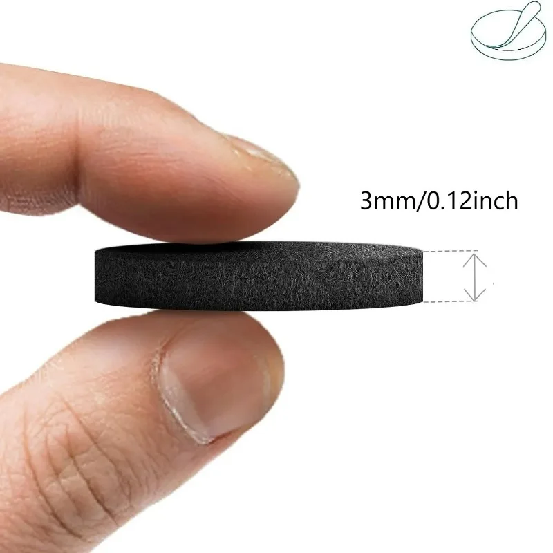 Self-Adhesive Felt Furniture Pads - 60 Pack, 3mm Thick, Anti-Vibration & Noise-Reducing Floor Protectors