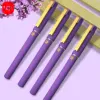 Purple Neutral Pen + Purple Ink Refill Large capacity 1.0mm School and office hard pen calligraphy pen Back to school season 2