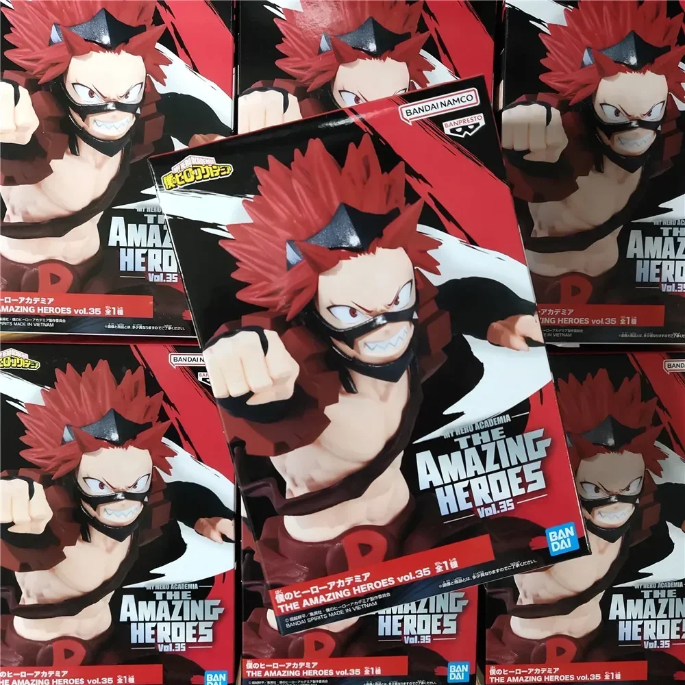 

Аниме Оригинальные фигурки Bandai My Hero моя геройская Академия Kirishima Eijiro DXF Аниме фигурки коллекционные украшения фигурки модели игрушки подарок
