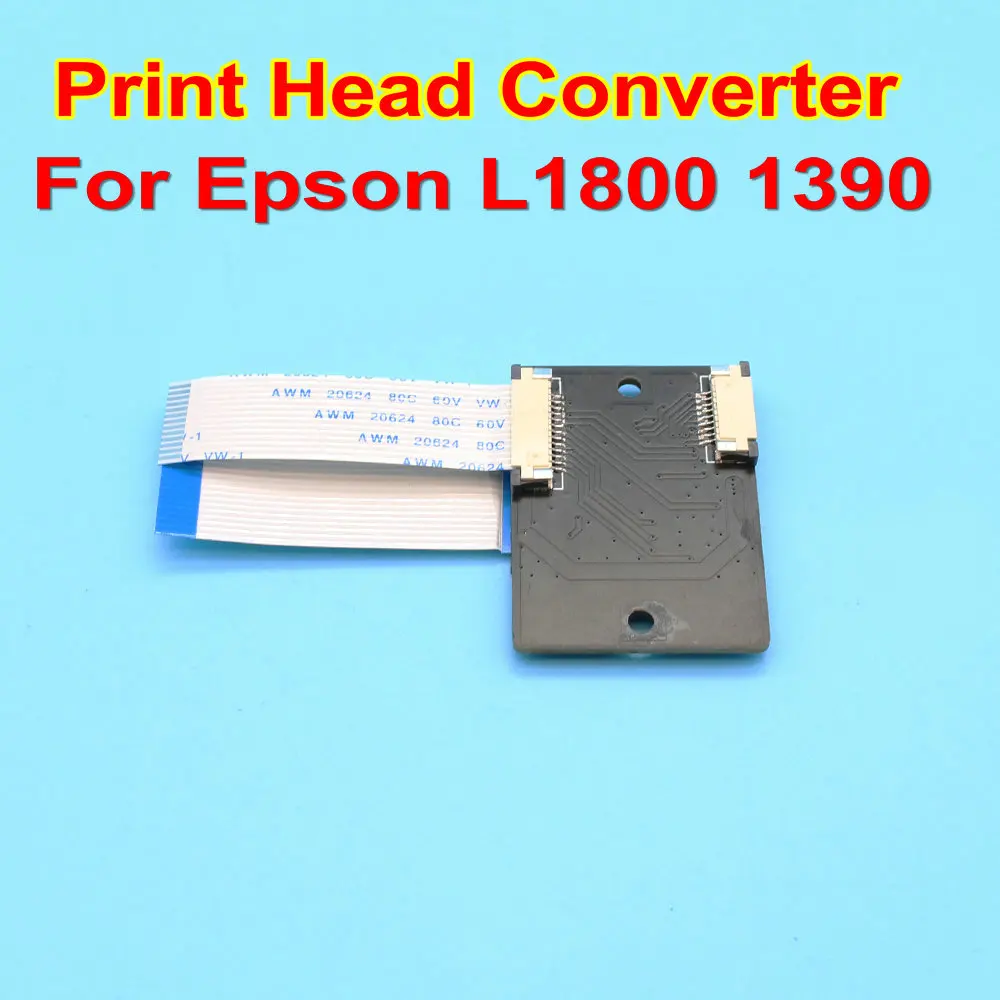 

Print Head Converter Kit For Epson L1800 1390 DTF DTG UV Printer Use L805 L800 Printhead Adapter Board Card Convert A4 To A3