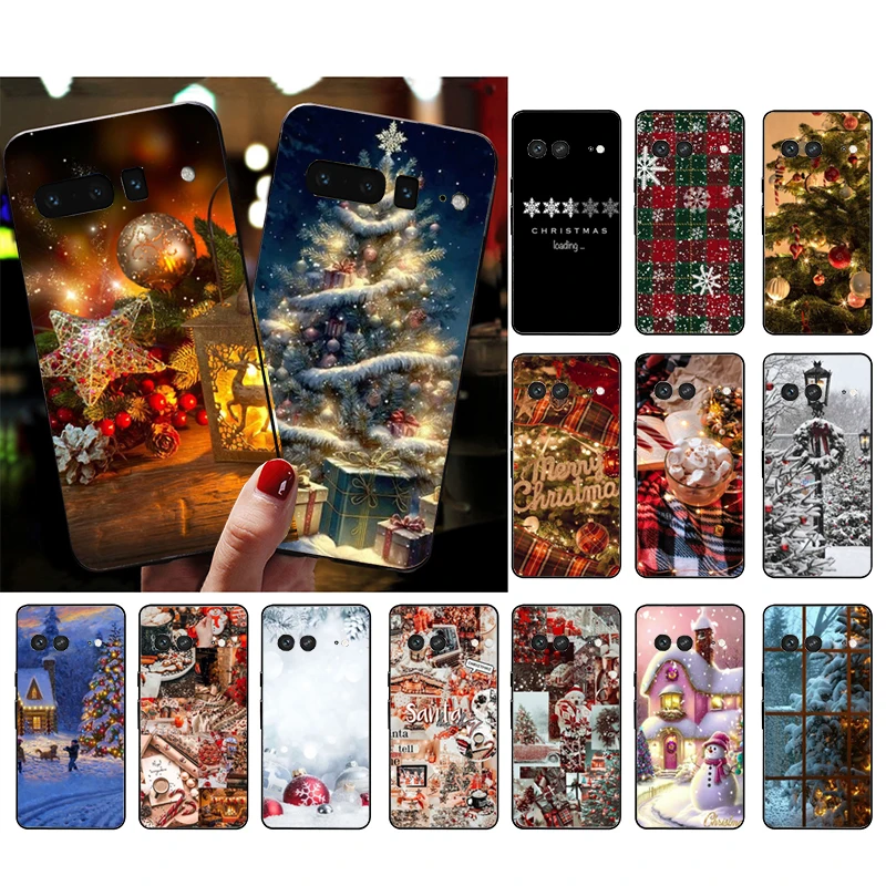 

Christmas Snow Tree Phone Case For Google Pixel 8 7 Pro 7A 7 6A 6 Pro 5A 4A 3A Pixel 4 XL Pixel 5 6 4 3 3A XL Shell