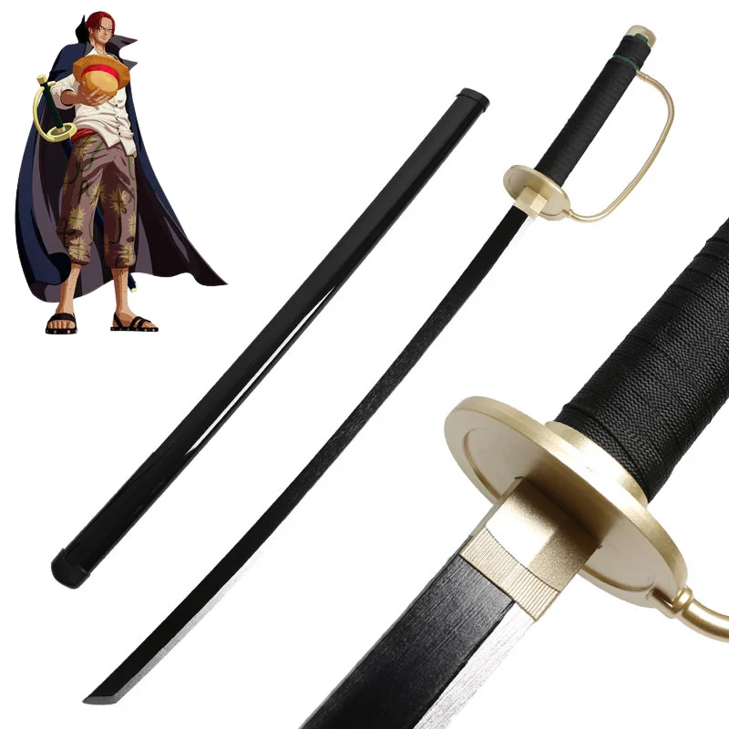 最新のコスプレ赤髪シャンクス刀竹組み立て 41 インチ剣ロールプレイ