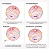 Flying Ball Boomerang Flyorb Magic With LED Lights Drone Hover Ball Fly Nova Orb Flying Spinner Fidget Toys Children Family Gift 5