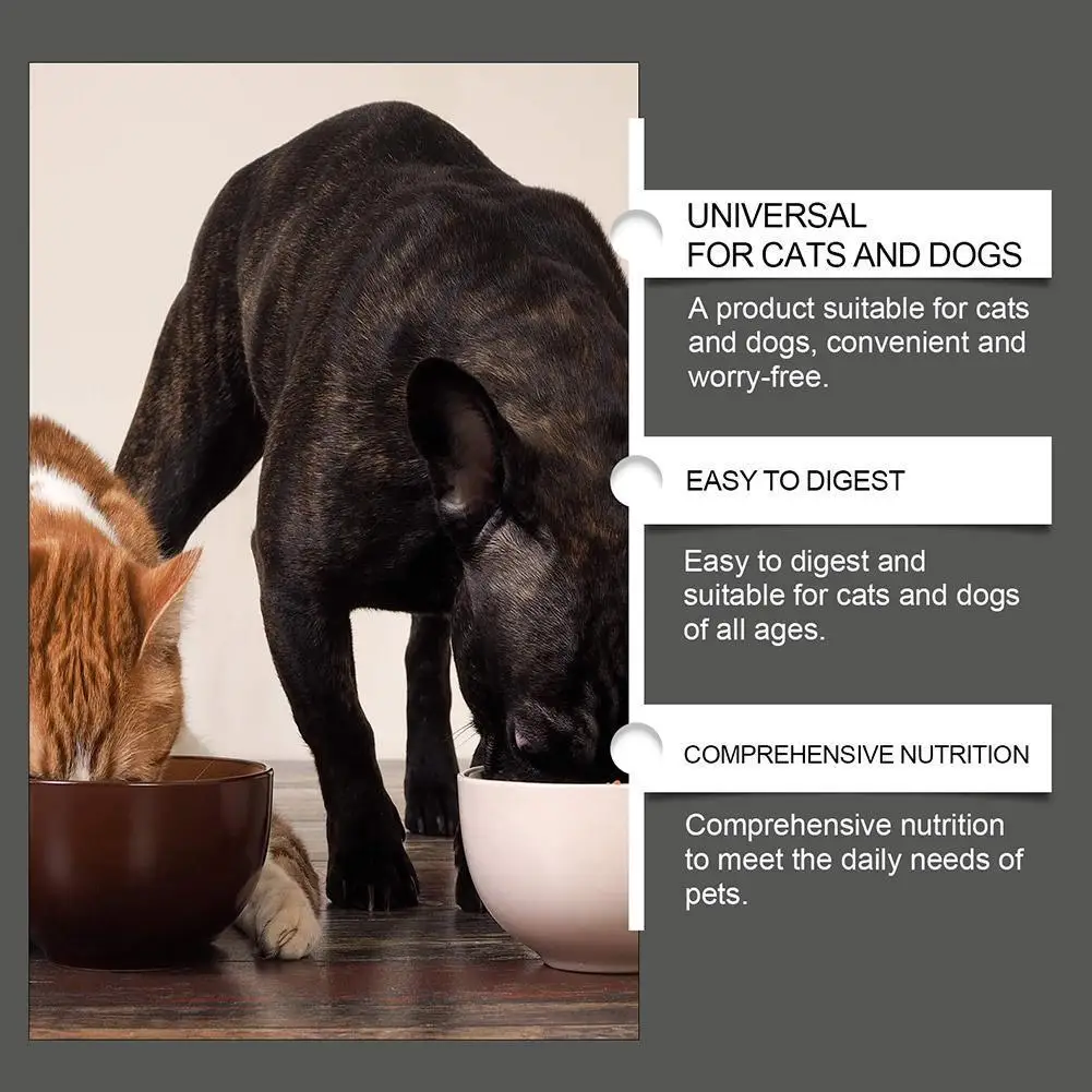 Pet Probiotic Supplement Dog Food Additive Cat Oral Accessories Vomiting Solution Care Pet Diarrhea Cleanse V3X1