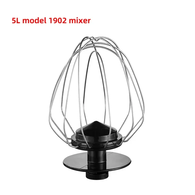 Stainless Steel Egg White Whisk/Aluminium Alloy Dough Hooks/Flat Beater for Stand Mixer Spare Parts 6